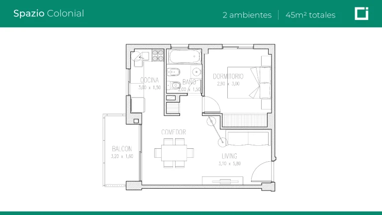 COLONIAL-2AMB-45M