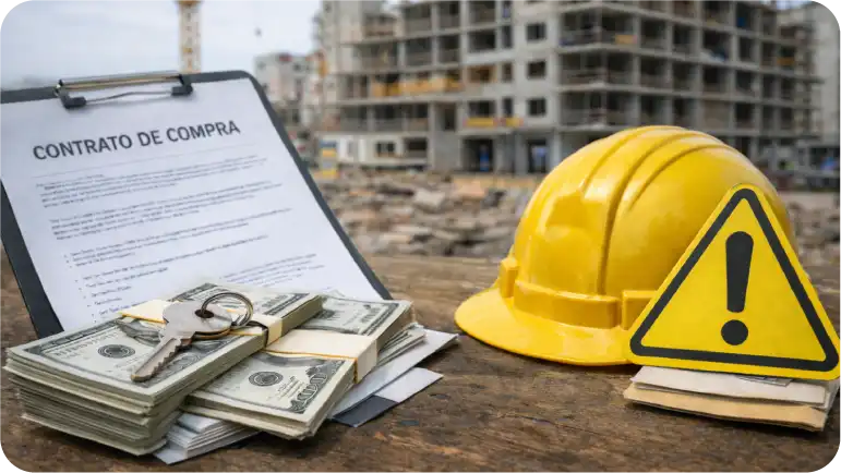 Cómo evitar estafas al comprar un departamento en pozo en Argentina