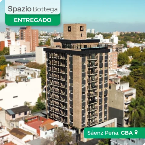 Edificio finalizado en Saenz Peña con departamentos de 1 a 3 ambientes, destaca por sus amentities de calidad.